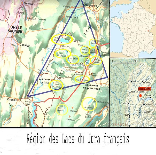 La région des Lacs dans le Jura