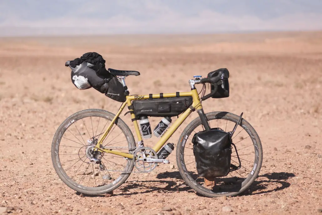 Vélo gravle : bikepacking